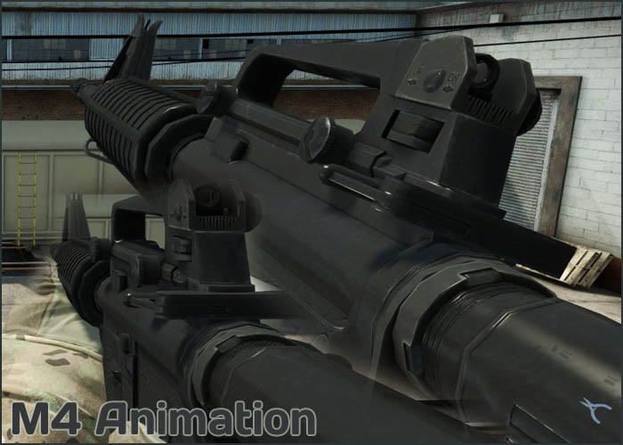 Модель оружия M4 Animation для CS:GO